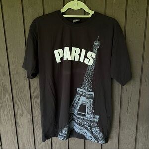 Black Paris Graphic T-Shirt